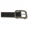 POST & CO woman 100% leather belt buckle zama MADE IN ITALY
