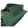 BORRIELLO camicia uomo verde operato 100% cotone MADE IN ITALY