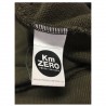 BKØ felpa uomo garzata verde militare 100% cotone mod SU17010 MADE IN ITALY