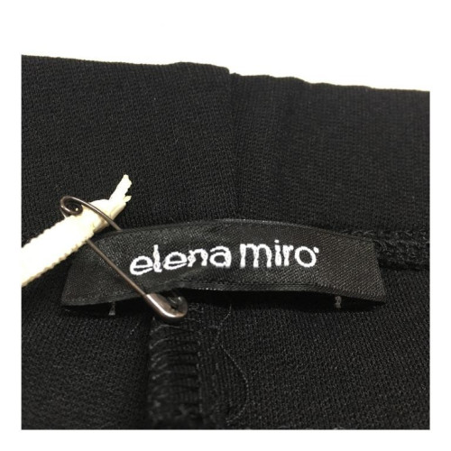 ELENA MIRÒ panta leggins black 69% viscose 23% polyamide 8% elastane bottom 18 cm