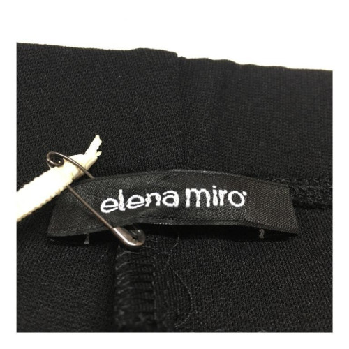 ELENA MIRÒ panta leggins nero 69% viscosa 23% poliammide 8% elastan fondo cm 18