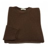 PANICALE crew-neck sweater color brick 100% wool mod U21461G / M MADE IN ITALY