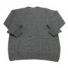 PANICALE crew-neck sweater color gray 100% wool mod U21461G / M MADE IN ITALY