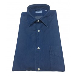 ASPESI camicia uomo denim mod SEDICI CE36 6191 con taschino 100% cotone