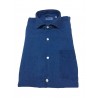 ASPESI camicia uomo colore denim mod SEM II CE52 E309 100% lino 