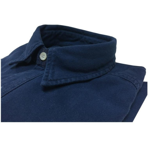 ASPESI indigo man's shirt mod GASOLINA I6 CE74 E742 100% cotton