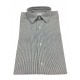 ASPESI man shirt white / anthracite stripes, with long sleeves and pocket model REDUCED II CC02 A330 100% cotton
