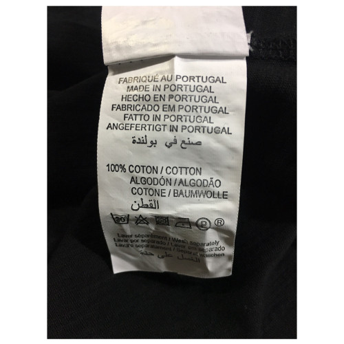 LA FEE MARABOUTEE t-shirt donna nero vestibilita over 100% cotone mod FA7724