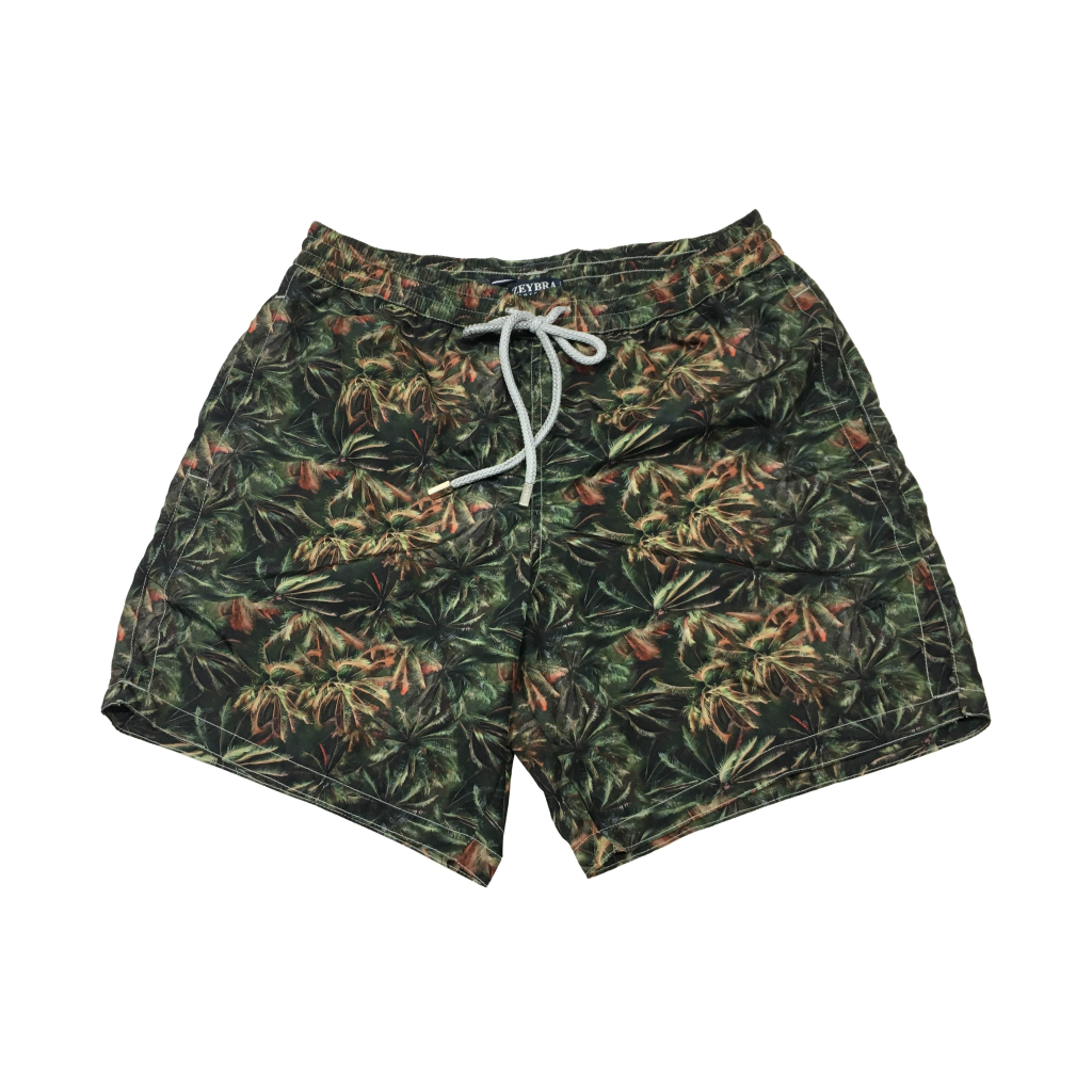 ZEYBRA costume uomo boxer camouflage mod AUB815 PALM CAMOU MILITY MADE IN ITALY