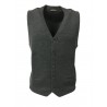 FERRANTE gilet uomo grigio 50% lana 50% acrilico MADE IN ITALY