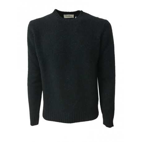 DELLA CIANA man sweater gray 80% wool 20% cashmere MADE IN ITALY