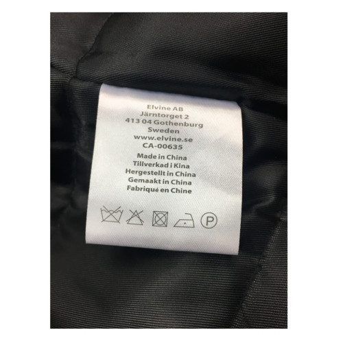 ELVINE jackets man mod ELVINE JACKET black 