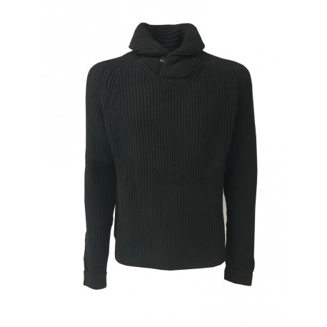 LEE man sweater black 100% cotton mod L84WAMDF PREMIUM SHAWL PULL