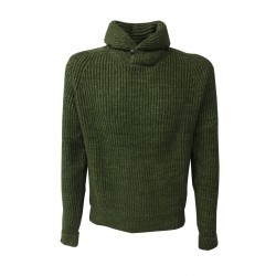 LEE maglia uomo coste inglesi verde mod L84WAMDF PREMIUM SHAWL PULL 100% cotone