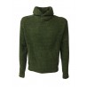 LEE man sweater green 100% cotton mod L84WAMDF PREMIUM SHAWL PULL