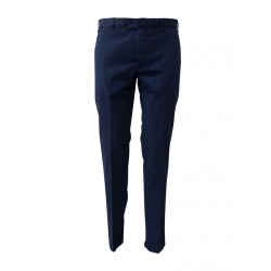 LUIGI BIANCHI blue cavalry trousers 98% cotton 2% elastane