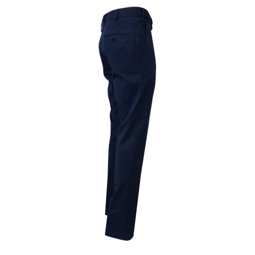 LUIGI BIANCHI pantalone blu cavallery leggero 98 % cotone 2% elastane