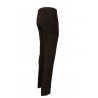 LUIGI BIANCHI pantalone colore moro 100% puro lino vestibilità slim