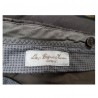 LUIGI BIANCHI pantalone colore moro 100% puro lino vestibilità slim
