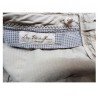 LUIGI BIANCHI beige trousers 100% pure linen slim fit