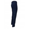 LUIGI BIANCHI blue trousers 100% pure linen slim fit