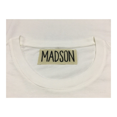 BKØ MADSON man t-shirt white mod DU17355 100% cotton MADE IN ITALY