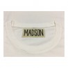 BKØ t-shirt uomo bianca con taschino mod DU17355 100% cotone MADE IN ITALY