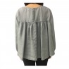 ASPESI shirt woman gray mod H718 C195 100% linen