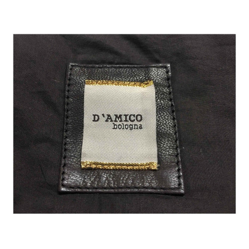 D’AMICO giacca/camicia uomo moro mod SPRINGFIELD DGU0262 100% pelle
