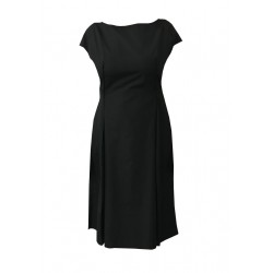 ASPESI black woman dress mod H608 D307 100% cotton MADE IN ITALY