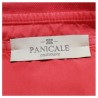 PANICALE man half sleeve polo shirt with side slits strawberry 100% cotton