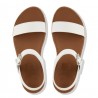FIT FLOP woman sandal white leather mod BON II BACK-STRAP K25-194