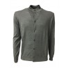 FERRANTE cardigan uomo bottoni grigio 70%cashmere 30% seta MADE IN ITALY