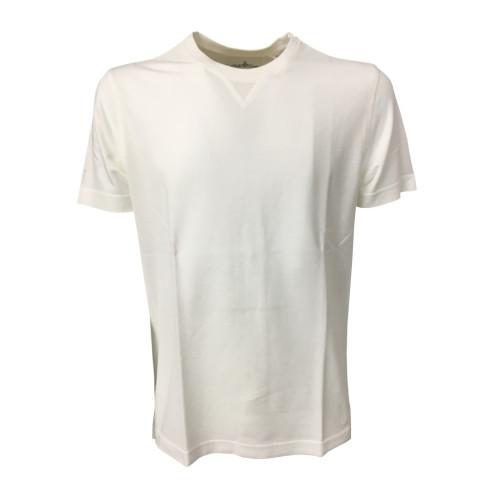 DELLA CIANA t- shirt uomo mezza manica bianca 100 % cotone
