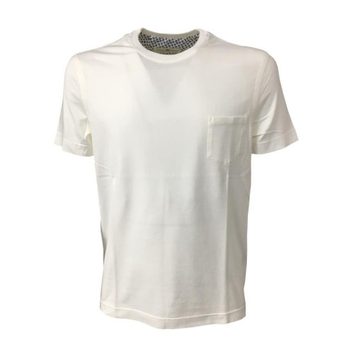 DELLA CIANA white T-shirt man with pocket 100% cotton MADE IN ITALY