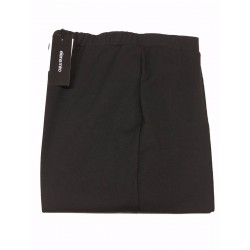 ELENA MIRO' pantalone donna in jersey pesante con cuciture davanti nero