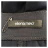 ELENA MIRÒ pantalone donna blu con spacco lunghezza cm 90 97% cotone 3% elastan