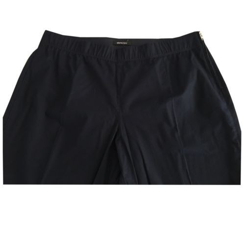 ELENA MIRÒ pantalone donna blu con spacco lunghezza cm 90 97% cotone 3% elastan