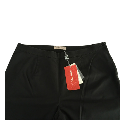 ELENA MIRO' pantalone donna invernale nero con elastico vita disp 41-50