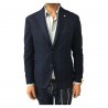 L.B.M 1911 men's blue jacket unlined  78% cotton 18% linen 4% polyamide mod 2875
