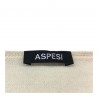 ASPESI women's ecru cardigan mod 3927 3980 100% cotton