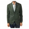 L.B.M 1911 men's green jacket unlined 79% cotton 21% linen mod 2857 slim fit
