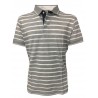 PANICALE polo shirt striped 100% cotton Scotland thread slim fit