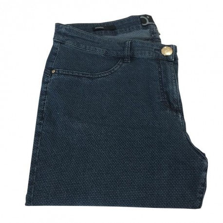 ELENA MIRÒ jeans donna leggero stampato in tinta modello SKINNY PUSH-UP