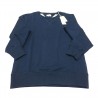 VINTAGE 55 sweatshirt green man brushed 100% cotton slim fit