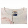 VINTAGE 55 t-shirt uomo avorio / multicolor 60% cotone 40% lino