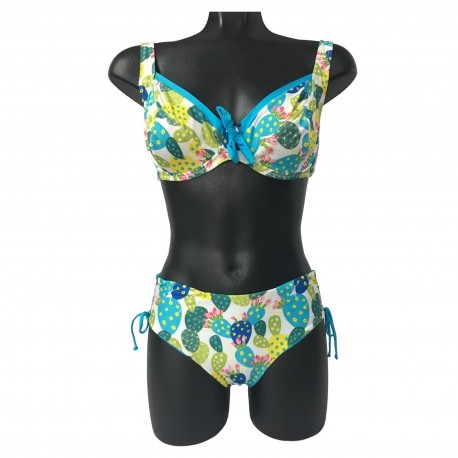 BYE BYE MARY by JUSTMINE bikini donna con ferretto mod LOLAD562 MADE IN ITALY