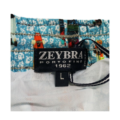 ZEYBRA costume uomo boxer acqua fantasia mod AUB814 LONGBOARD MADE IN ITALY