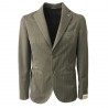 L.B.M 1911 men's  jacket  unlined dove gray slim 62% cotton 38% polyester slim fit 2875