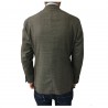 L.B.M 1911 men's jacket brown unlined pied de poule 100% wool mod 2869